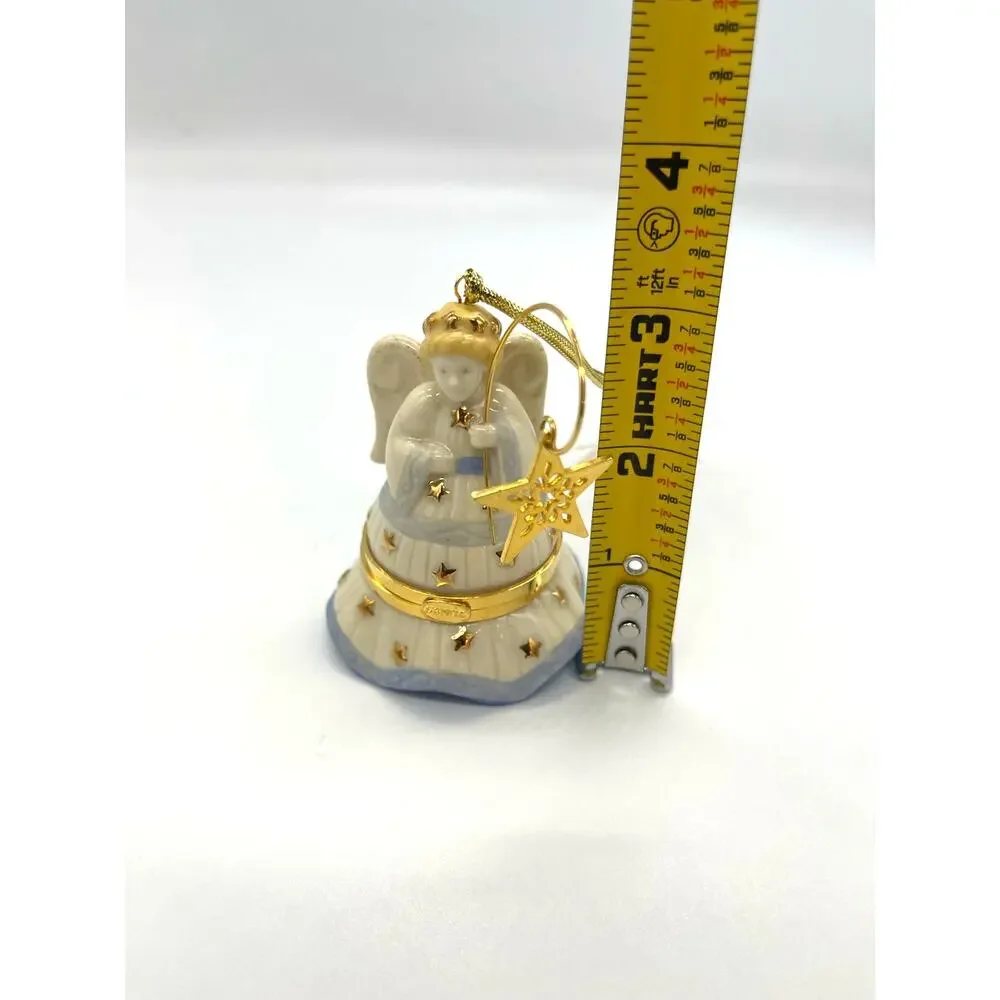 Lenox China Treasures Porcelain Angel Ornament with Hinged Trinket Box
